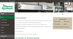 Desktop Screenshot of gooiseapotheek.nl