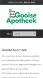 Mobile Screenshot of gooiseapotheek.nl