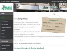 Tablet Screenshot of gooiseapotheek.nl